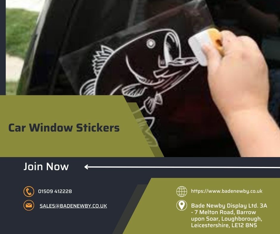 Car Window Stickers in UK | Sticker Printing | BADENEWBY